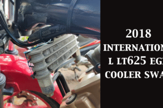 2018 international lt625 egr cooler swap