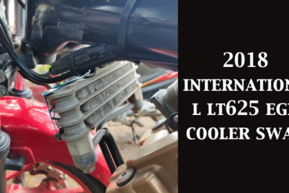 2018 international lt625 egr cooler swap
