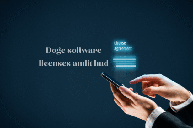 doge software licenses audit hud