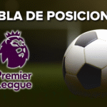 Posiciones de Premier League